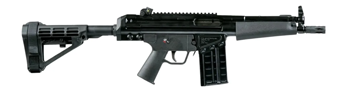 PTR 51PBR-3080101 51P  7.62x51mm/308 Win 20+1 8.50" Threaded Barrel Black Powdercoat