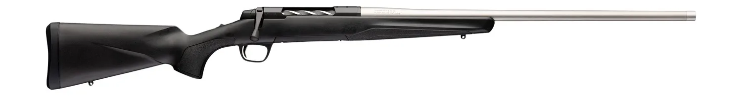 Browning 036115297 X-Bolt 2 Special LR Full Size 300 PRC 3+1 26" Matte Stainless Threaded Barrel, Matte Stainless Steel Drilled & Tapped Receiver, Black Adj Comb & LOP Synthetic Stock Right Hand