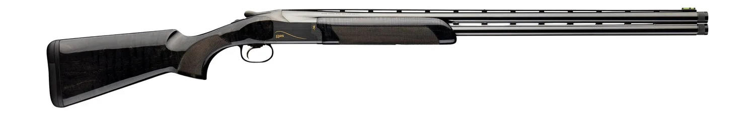 Browning 0184193002 Citori 825 Noir Sporting 12 Gauge Break Open 3" 2rd 32" Matte Blued Over/Under Vent Rib Barrel, Steel Receiver Engraved w/Gold Accents, Fixed AAAA Dark Maple Stock, Right Hand