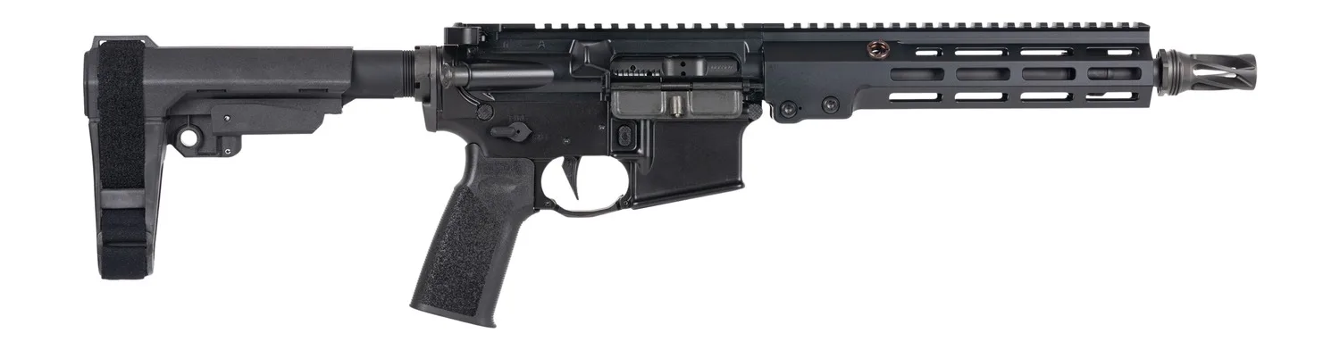 Geissele Automatics 08562B Super Duty MOD1 5.56 NATO No Magazine 10.30" Threaded Barrel Black Cerakote Aluminum Receiver w/Picatinny Rail, M-LOK Handguard, Black Polymer SB Tactical SBA3 Brace, Mil-Sp