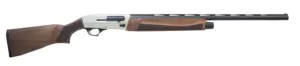 Pointer REXFT21W12 Field Tek FT21 Semi-Auto 3" 5+1 28" Black Vent Rib Barrel, Silver Aluminum Receiver, Fixed Turkish Walnut Stock