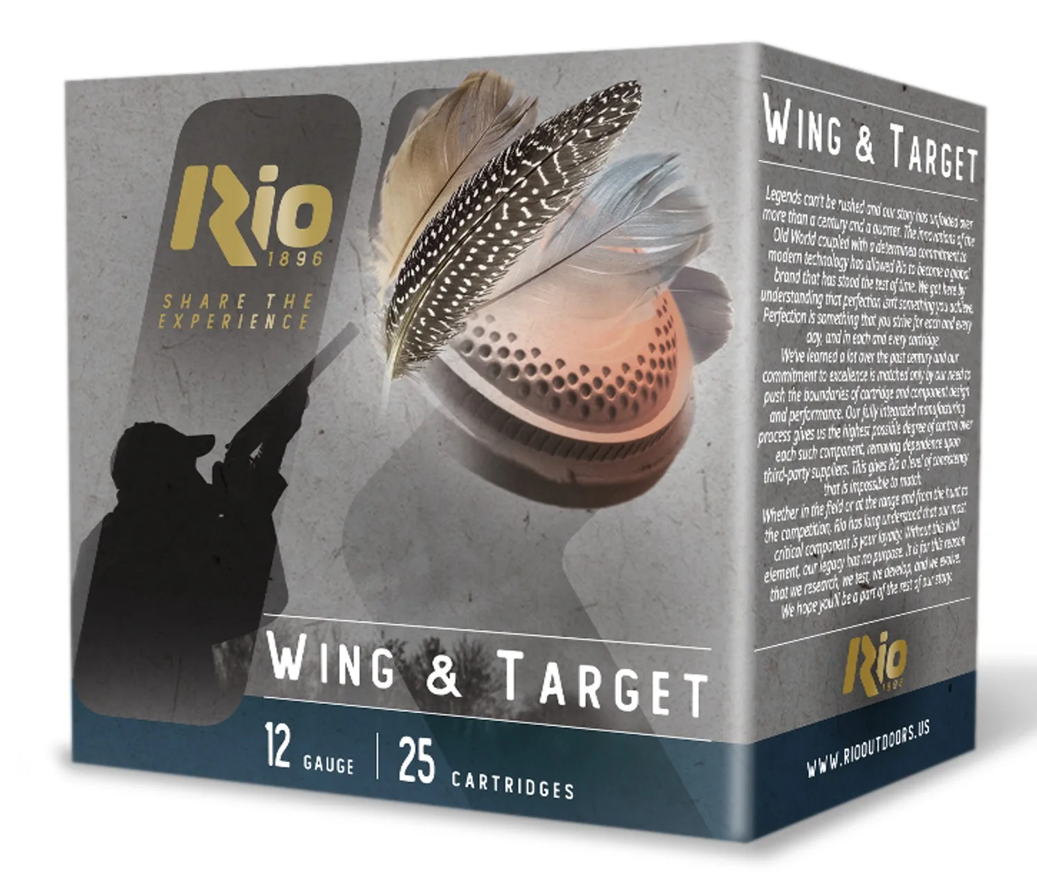RIO WT2810075 WING&TARGT 12G 2 3/4 1 7.5 100/2