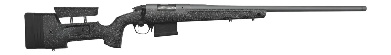 Bergara Rifles BPR20-25CM Premier HMR Pro 25 Creedmoor 5+1 24" Tactical Gray Cerakote Threaded Barrel, Tactical Gray Cerakote Drilled & Tapped Stainless Steel Receiver, Mini Chassis w/Adj Cheek & LOP