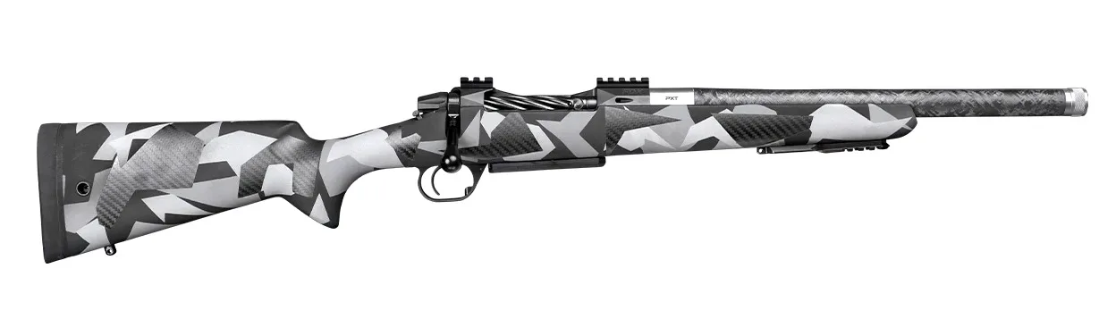 Proof Research 153925 Elevation FDX LWH 22 Creedmoor 18" Carbon Fiber Threaded Barrel, Splinter Camo Carbon Fiber Stock, Right Hand
