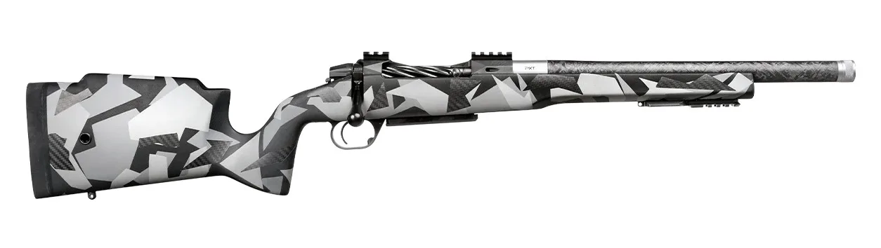Proof Research 154021 Elevation FDX MTR 7mm BC 16.50" Carbon Fiber Threaded Barrel, Splinter Camo Carbon Fiber Stock, Right Hand