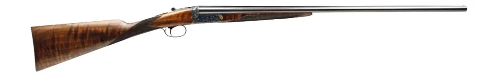 Dickinson LLC Estate Break Open 2.75" 2rd 28" Side By Side Barrel, True Bone-Charcoal Case Hardening Receiver, Turkish Walnut Stock