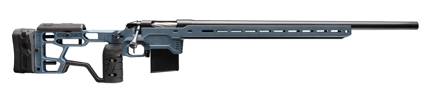Bergara Rifles BPR35-6GT Competition Elite 6mm GT 12+1 26" Black Cerakote Threaded Barrel, Blue Titanium Cerakote Stainless Steel Receiver, Arca Swiss/M-LOK Compatible Forend, Blue Titanium Cerakote M