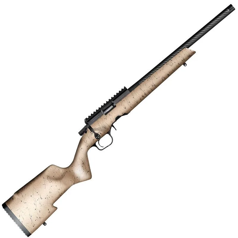 Christensen Arms Ranger 17 HMR 10/rd 18" Barrel Tan with Black Webbing