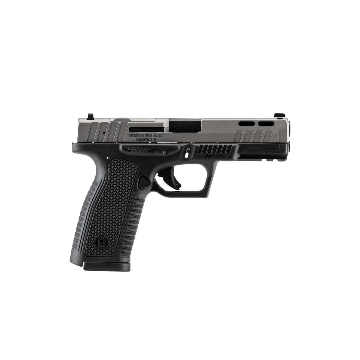 Bersa BP9FS Handgun 9mm Luger 17rd Magazine(2) 4.25" Barrel Duotone Optics Ready