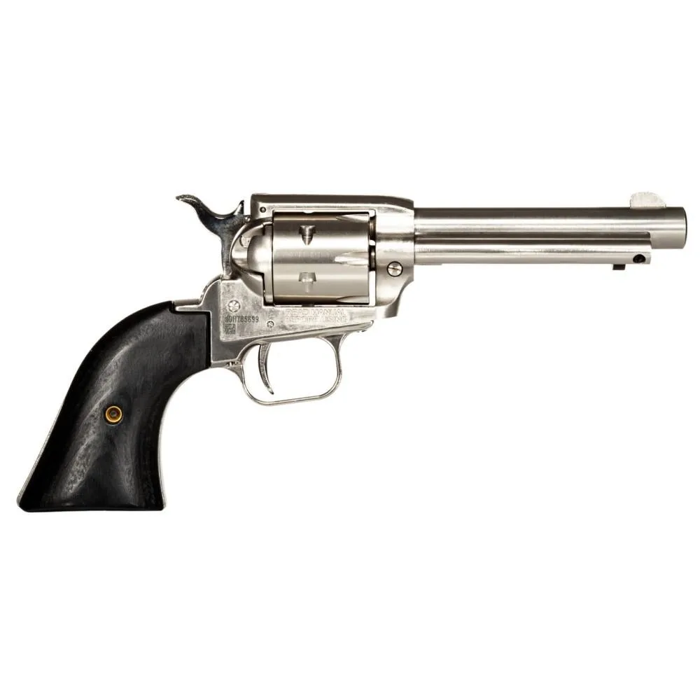 Heritage Rough Rider Handgun .22 LR 6rd Capacity 4.75" Barrel Silver with Black Grips