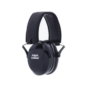 Pro Ears Ultra Gel Black 22 Passive Earmuffs 22dB Black
