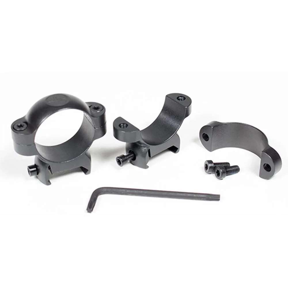 Leupold 2-Piece LRW Cross-Slot Steel Scope Rings 30mm Medium - Matte