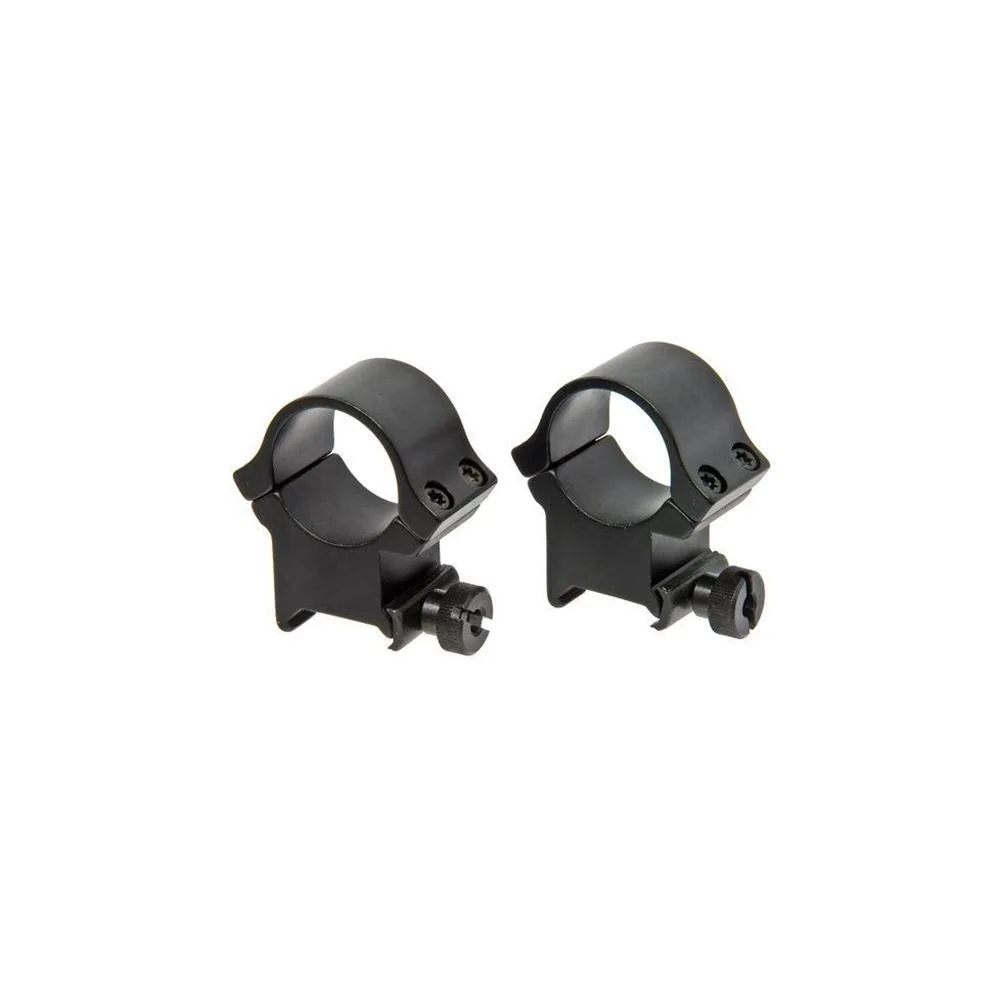 Redfield 4-Hole Aluminum Scope Rings 1" High Matte