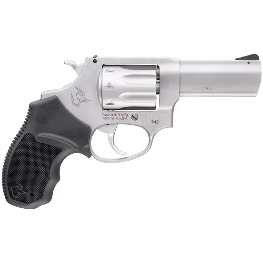 Taurus 942 Ultra Lite Handgun .22LR 8rd Capacity 3" Barrel Stainless Finish