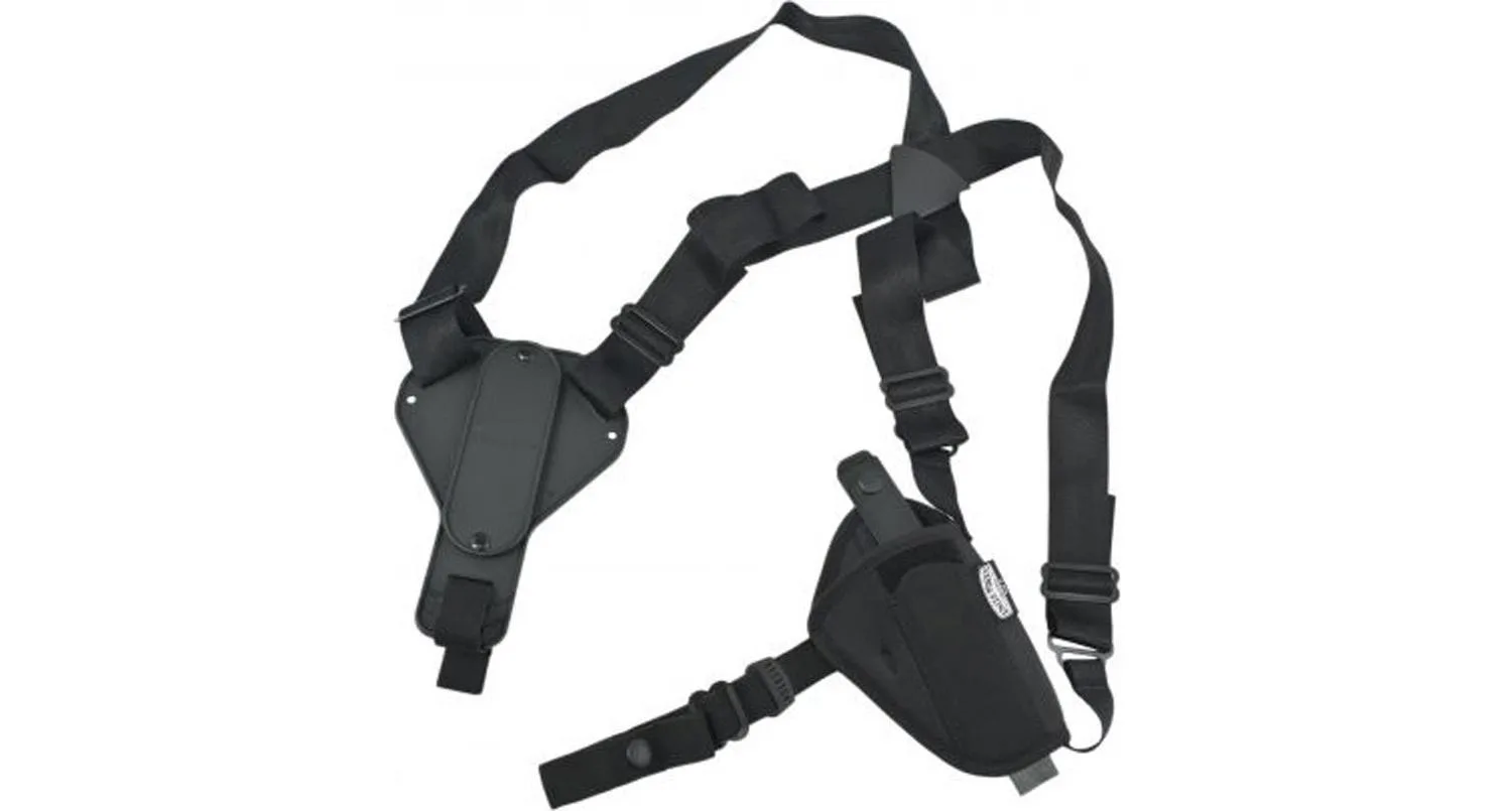 Uncle Mike's Plain Black Nylon Shoulder Holster 8700 AM#0