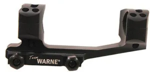 Warne Tactical Quick Detach X-SKEL Extended Cantilever Mount 1" Black