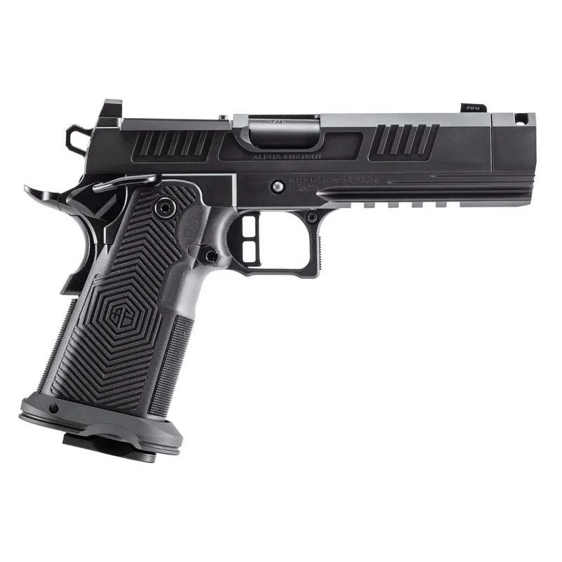 Alpha Foxtrot 1911 Romulus 10mm Auto 17rd Magazines(2) 4.25" Comp Threaded Barrel MOS DLC Black