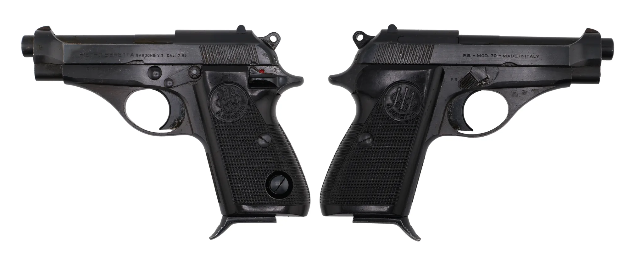 BERETTA M70 SURPLUS 32ACP PISTOL BLUED, SIDE THUMB SAFETY, A GRADE C&R
