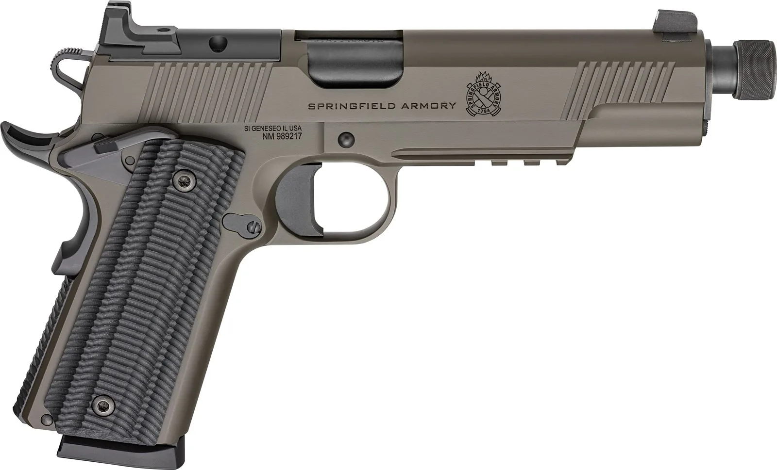 1911 Operator AOS 45ACP 5.75" OR TB ODG (2) 8rd