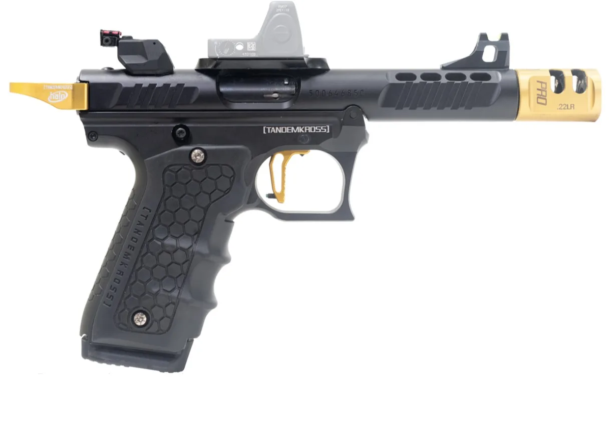 Mark IV 22/45 22LR  4.5" GC Comp OR Blk/Gld 10rd