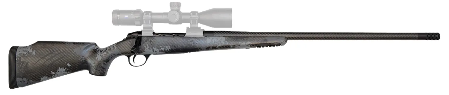 Fierce Firearms FCRG65CM24TP Carbon Rage Full Size 6.5 Creedmoor 4+1, 24" C3 Carbon Fiber Barrel, Tungsten Gray Cerakote Titanium Receiver, Phantom Camo Fixed Fierce Tech C3 Stock, Right Hand