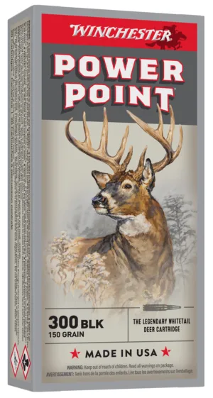 Winchester Ammo X300BLK Power-Point  300Blackout 150gr 20 Per Box/10 Case