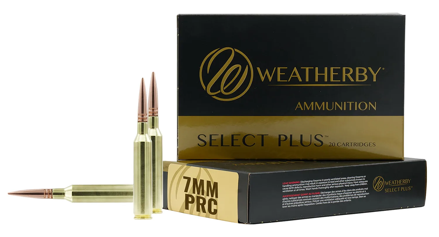 Weatherby M7PRC177HCB Select Plus  7mmPRC 177gr Hammer Custom 20 Per Box/10 Case