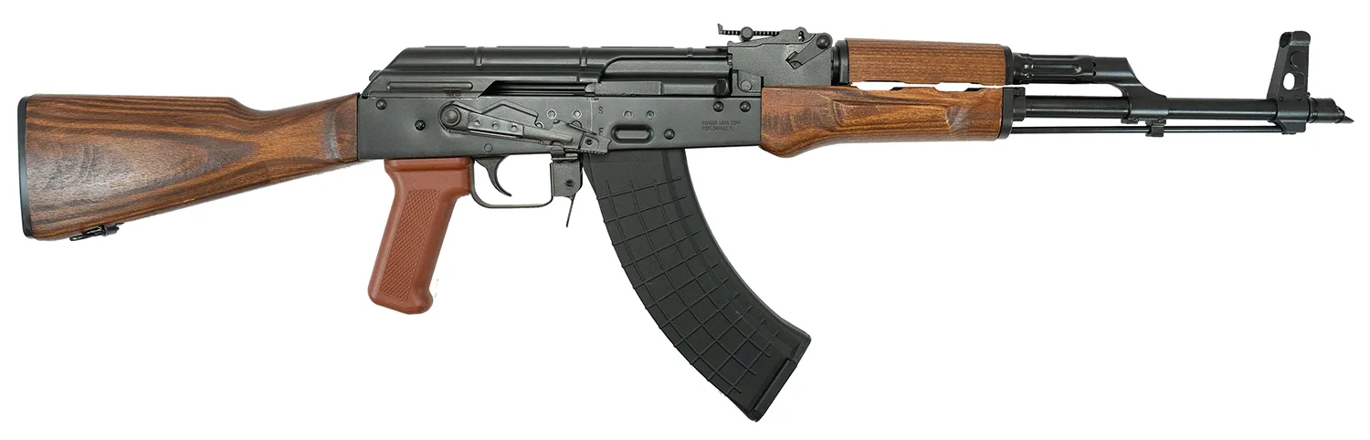 Pioneer Arms POLAKSFTW Sporter 7.62x39mm 30+1 16.30" Black Barrel, Black Receiver w/Side Mounted Optic Rail, Wood Handguard, Laminated Wood Stock & Grip