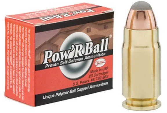 Glaser Pow'RBall Handgun Ammunition  .357 SIG 100 gr JHP 1600 fps 20/ct