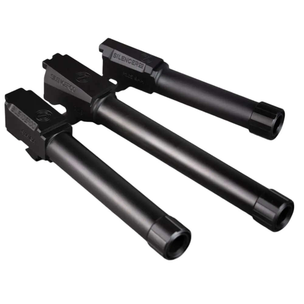 SilencerCo Threaded Barrel for Glock 22 .40 S&W 9/16x24 4.8" Black