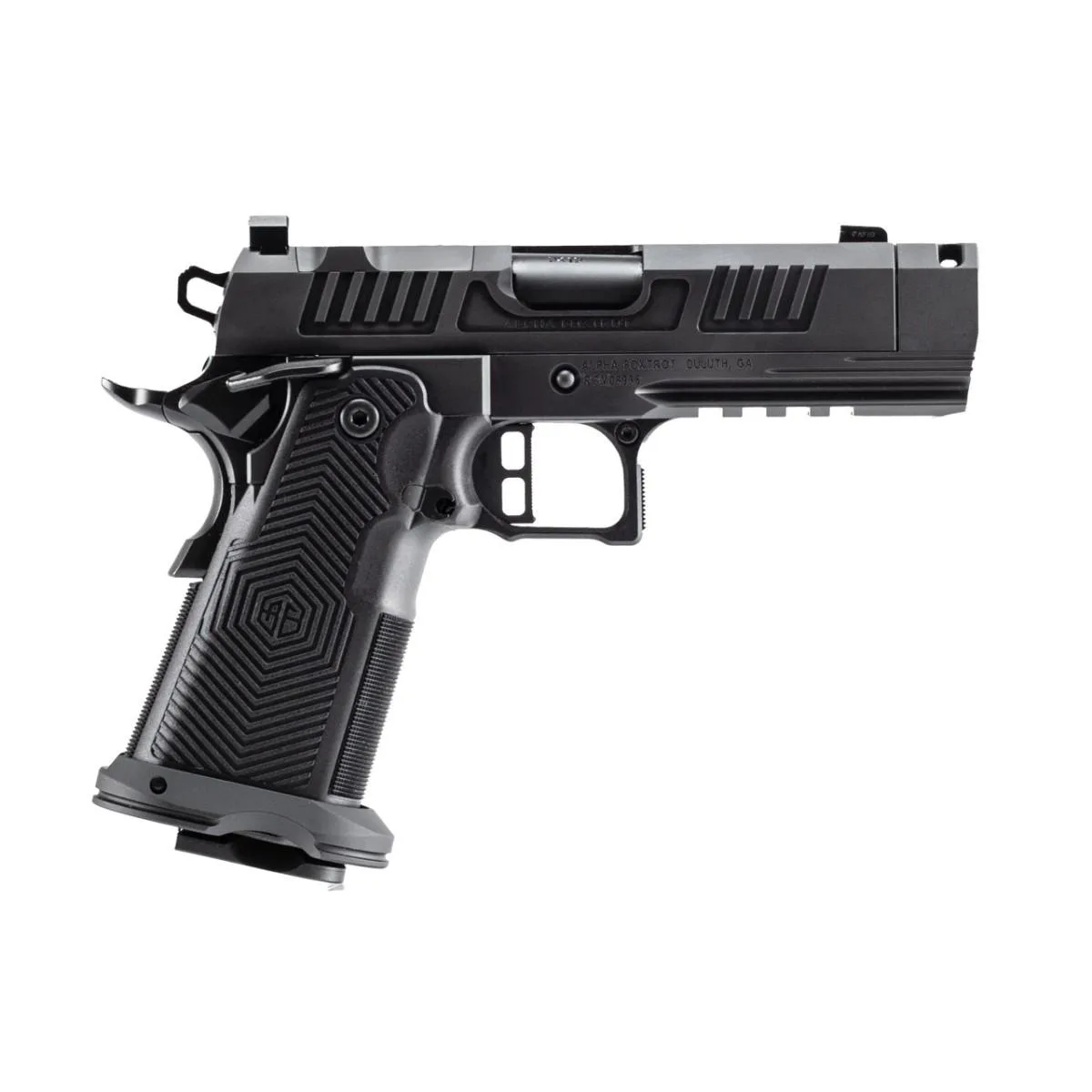 AF1911-ROMULUS 9MM 17 & 20 Rd Magazine (1 Each) 3.5IN Bull Ramped Ported Barrel DLC Black RMSc Optic Cut