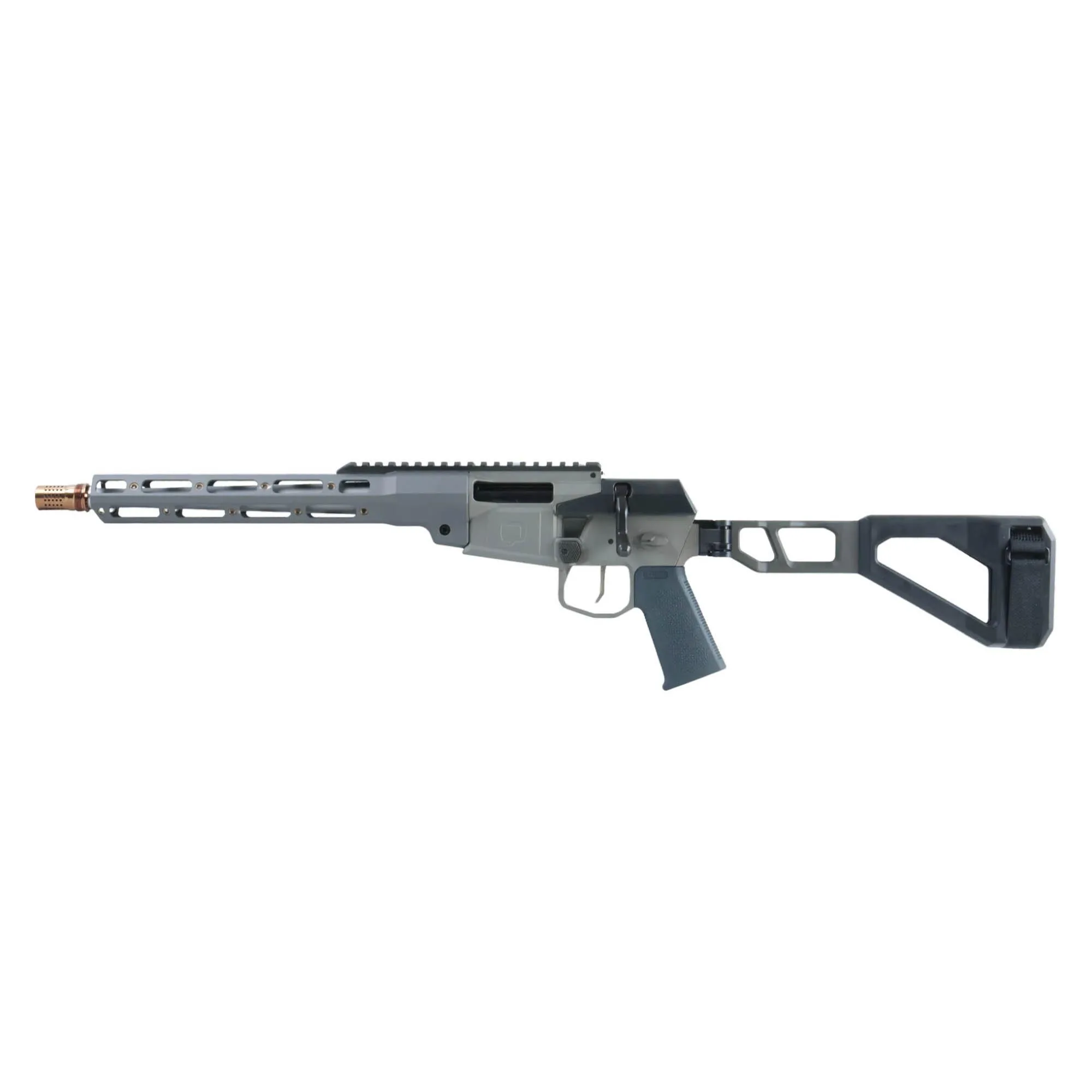 Q MiniFix Pistol 6mm ARC 8rd Magazine 12" Threaded Barrel 1:7 Twist Rifle Gray Accents