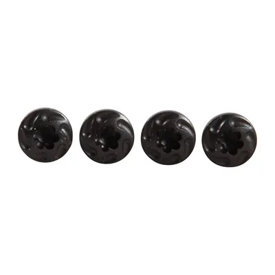 TURBO SCREWS (4) FS BLK OUT