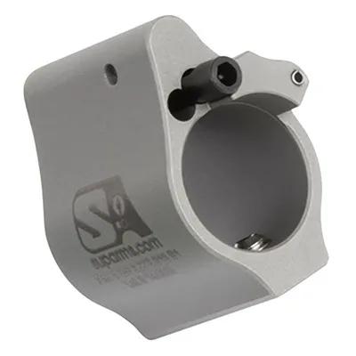 AR-15 SOLID ADJUSTABLE GAS BLOCK .625'' STAINLESS STEEL