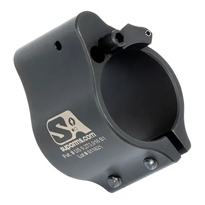 AR-15 CLAMP ON ADJUSTABLE GAS BLOCK .875'' BLACK