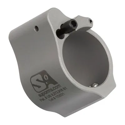 AR-15 SOLID ADJUSTABLE GAS BLOCK .875'' STAINLESS STEEL