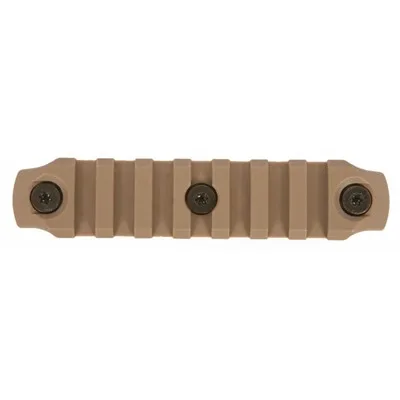 KEYMOD PICATINNY NYLON RAIL SECTION 4 INCH FDE