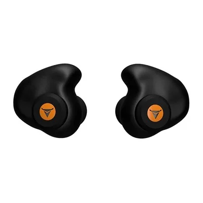 CUSTOM MOLDED PERCUSSIVE SHOOTING EARPLUG,  BLACK