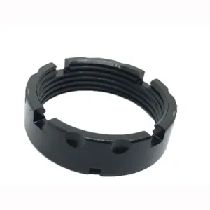 AR-15 BILLET CASTLE NUT BLACK