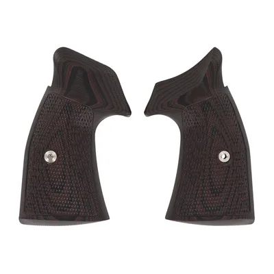 S&W K/L FRAME TAC DIAMOND, SQUARE BUTT, BLACK CHERRY