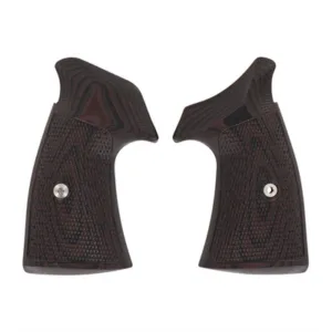 S&W N-FRAME, TAC DIAMOND, SQUARE BUTT, BLACK CHERRY