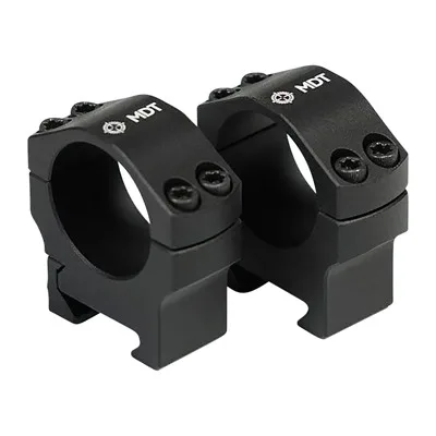 34MM HIGH (1.25'') PREMIER SCOPE RINGS BLACK