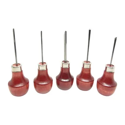 #107M SUB MINI PALM WOODCARVING 5 PIECE SET