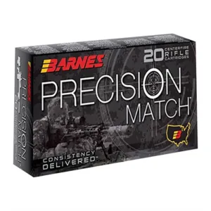 PRECISION MATCH 300 AAC BLACKOUT 125GR OTM FLAT BASE 20/BOX