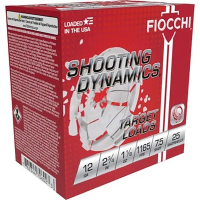 SHOOTING DYNAMICS 12GAUGE 2-3/4'' 1-1/8OZ #7.5 SHOT 25/BOX