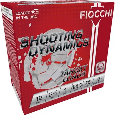 SHOOTING DYNAMICS 12 GAUGE 2-3/4'' 1 OZ #7.5 SHOT 25/BOX