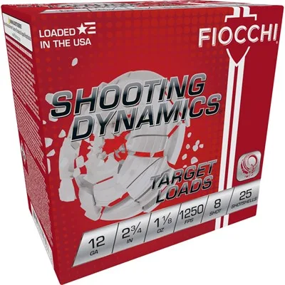 SHOOTING DYNAMICS 12 GAUGE 2-3/4'' 1-1/8OZ #8 SHOT 25/BOX