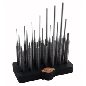 STEEL PUNCH SET WITH BENCH BLOCK 21 PIECE