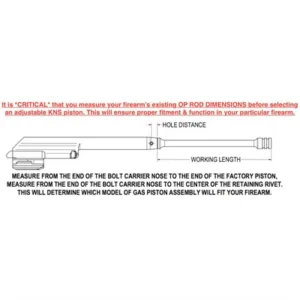 ADJUSTABLE GAS PISTON SYSTEM GALIL ACE RIFLESMALL BORE