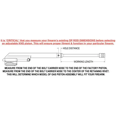 ADJUSTABLE GAS PISTON SYSTEM GALIL ACE RIFLESMALL BORE